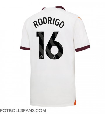 Manchester City Rodri Hernandez #16 Replika Bortatröja 2023-24 Kortärmad